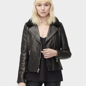 Ugg Andee Leather Jacket Moto NWOT